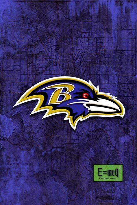 Baltimore Ravens Football Poster Baltimore Ravens Art Baltimore