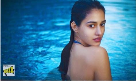 disha patani looks sensuous in backless bikini sexy actress turns up the heat with new pool