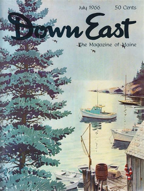 Down East Maine Magazine 1966 July Bathcamdenwinslow Homer Prouts