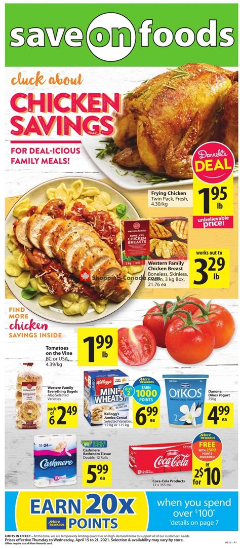 Save On Foods Canada Flyer The Big Deal Bc April 15 April 21 2021 Shopping Canada