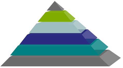 Pyramid 6 Layer Clip Art At Vector Clip Art Online Royalty