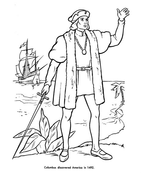 Generate or browse beautiful color combinations for your designs. Columbus Discovery of America Coloring Page History ...