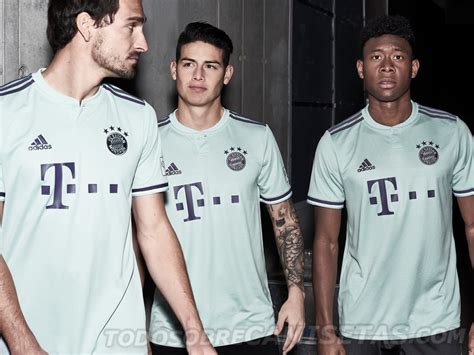 Fc Bayern München Adidas Away Kit 2018 19 Todo Sobre Camisetas