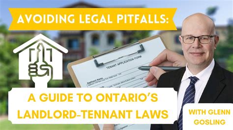 Avoiding Legal Pitfalls: Glenn Gosling's Guide to Ontario's Landlord