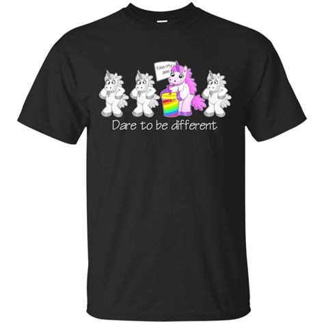 Lgbt National Equality Pride Unicorn March Tshirts Dare To Be Different Shirts Hoodies