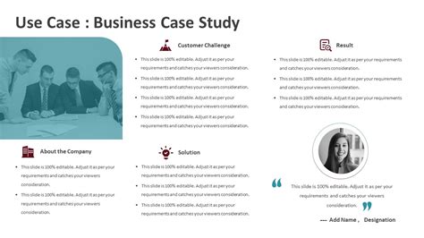 Business Use Case Powerpoint Template Case Study Presentation