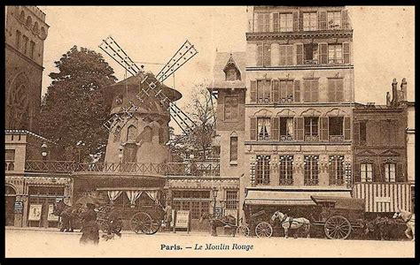 Moulin Rouge Place Blanche Montmartre Ca1890 Galba Flickr