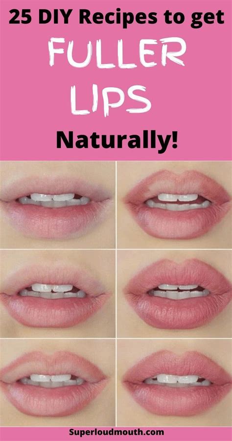 Diy Lip Plumper Recipes For Fuller Lips Lips Fuller Fuller Lips Naturally Diy Lip Plumper