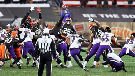 Was Browns Vs Ravens The Game Of The Year Ranking The 5 Best Games Of