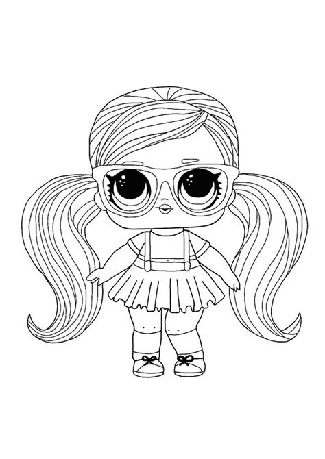Lol Hairvibes Peanut Buttah Coloring Page Star Coloring Pages