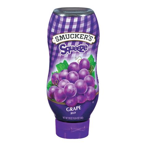 Smuckers Squeeze Grape Jelly 20 Ouncespack Pack Of 12