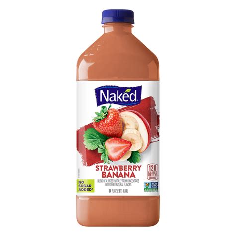 Save On Naked Strawberry Banana Juice Smoothie No Sugar Added