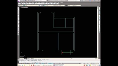 Autocad How To Draw A Basic Architectural Floor Plan
