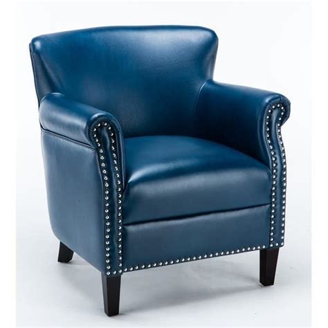 Hendrick Faux Leather Club Chair By Greyson Living On Sale