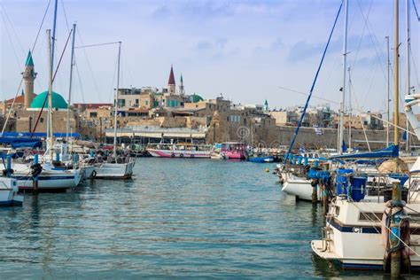 Akko Acre Old City Boats Israel Editorial Photo Image Of Historical