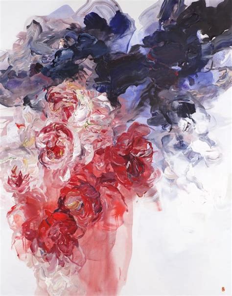 Abstract Floral Paintings By Bobbie Burgers Burst With