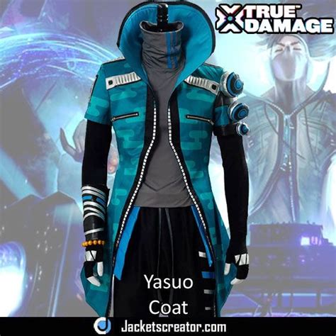 League Of Legends Game True Damage Yasuo Coat Jackets Creator