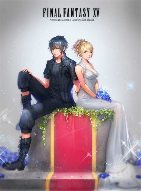 Noctis Lucis Caelum And Lunafreya Nox Fleuret Final Fantasy And More Drawn By Nagi Siki N