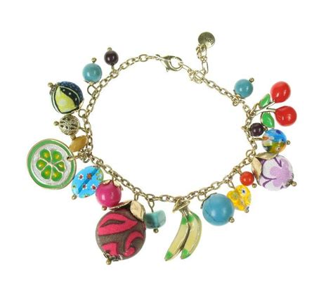 Pin By Rosita Aziz On Tutti Frutti Charm Bracelet Jewelry Bracelets