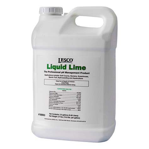 Lesco Liquid Lime 25 Gal Siteone