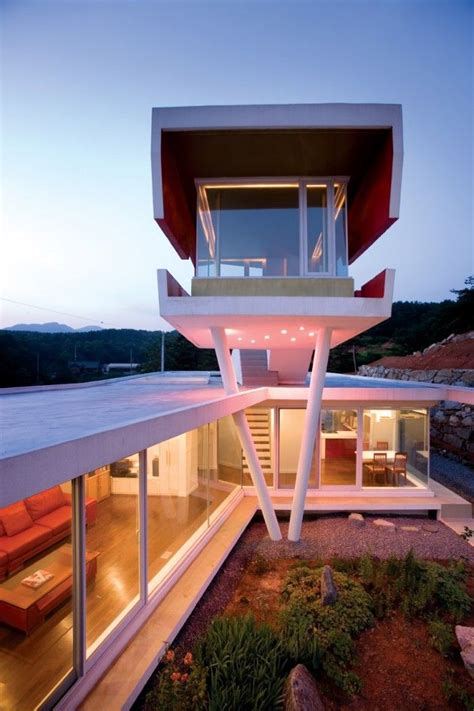Luxury Korean Modern House Exterior Design Trendecors