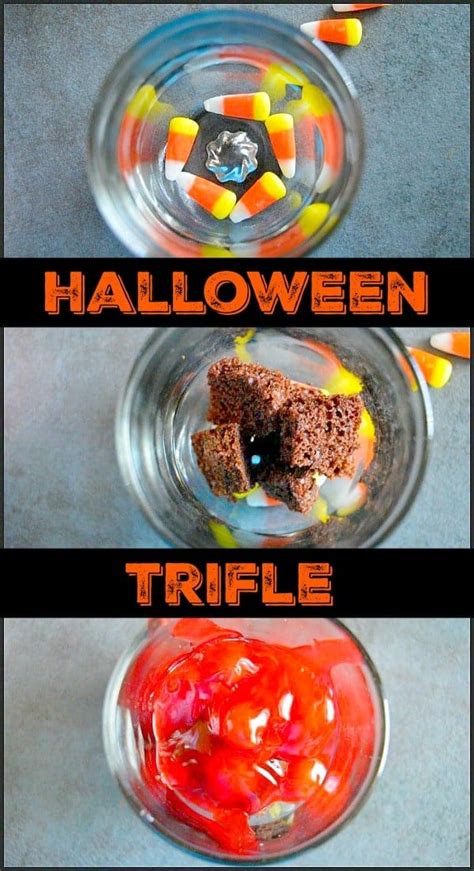 Easy Halloween Trifle Brownie In Mason Jars Or Cups