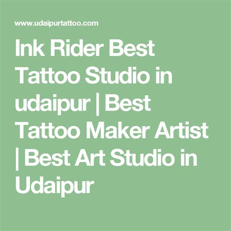 Ink Rider Best Tattoo Studio In Udaipur Best Tattoo Maker Artist