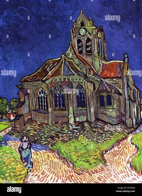 Vincent Van Gogh La Chiesa A Auvers 1890 A D Foto Stock Alamy