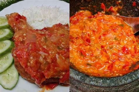 Ditambah nasi putih hangat, ayam geprek satu cobek langsung kandas, hanya tersisa. Sambal Ayam Geprek, Resipi #StayAtHome - iCookAsia | Asian ...