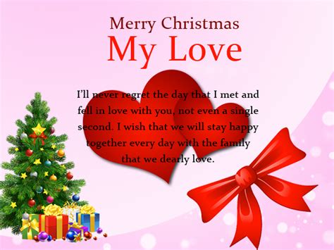 A rainy day, lost luggage, and tangled christmas tree wishing you a happy christmas with your loved ones. Christmas Love Messages - Sweet Romantic Wishes - WishesMsg