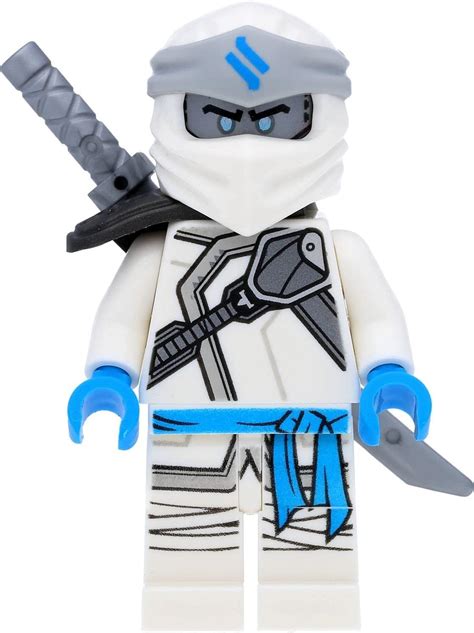 Lego Ninjago Minifigur Zane Mit Schulterklappe Und Waffen Staffel 11