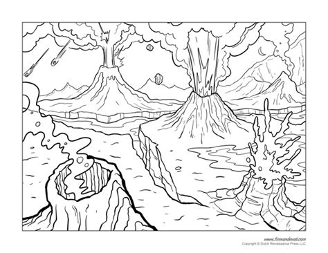 This website offers some unique volcano coloring sheets your kids are sure to love. Volcano Coloring Pages