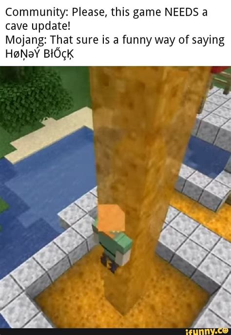 minecraft cave and cliffs update memes goimages i