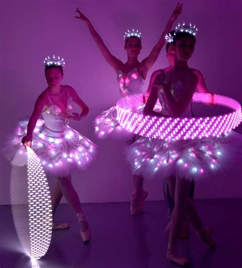 Led Hula Hoop Ballet Dancers Led Dance Shows London Uk