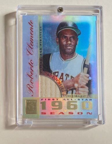 2003 Topps Tribute Perennial All Star Relics Rc Roberto Clemente Bat
