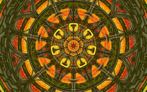 Download Wallpaper 3840x2400 Mandala Pattern Abstraction Colorful