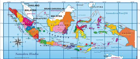 Peta Indonesia Letak Geografi Pembagian Administratif Topografi Gambaran