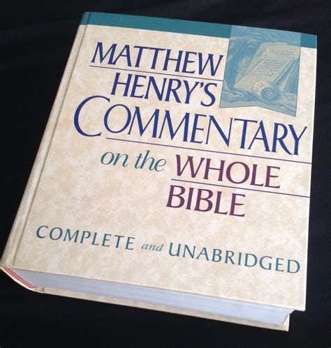 Study the bible online using commentary on 1 peter 3 and more! Matthew Henry's Commentary on the Whole Bible: Complete ...