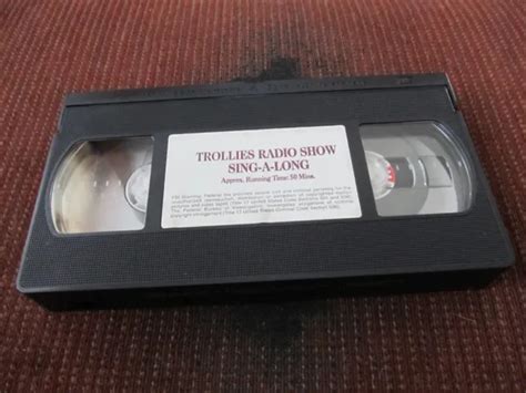Trollies Radio Show Sing A Long Vhs Vcr Video Tape Cassette Only 249