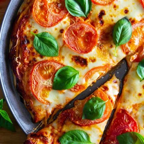 Homemade Margherita Pizza Recipe Simply Home Cooked