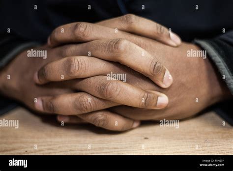 Fingers Folded Hi Res Stock Photography And Images Alamy