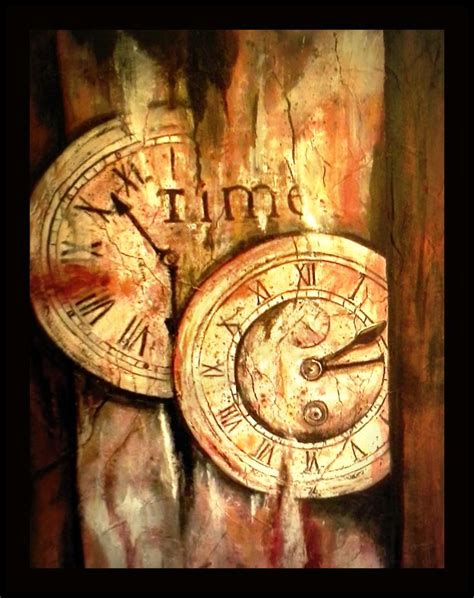 Acrylic Painting Old Rusty Clocks By Sheri Locher Art Pinterest