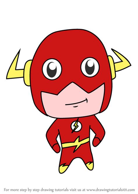 Learn How To Draw Chibi The Flash Chibi Characters Step