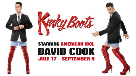 American Idol Winner David Cook Returns Home To The Factory As “charlie Price” In “kinky Boots