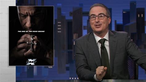 john oliver takes swipe at ‘fast x tagline and showcases ‘magnolia parody with “more easter eggs