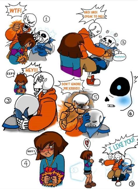 Check out underfell sans fight. Sans x Frisk Comic - 35 - UnderSwap Sans x Frisk | Sans x ...