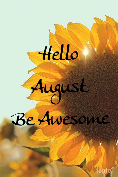 August Hello August Poster August