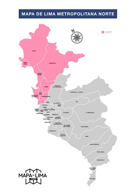 Mapa De Lima Norte