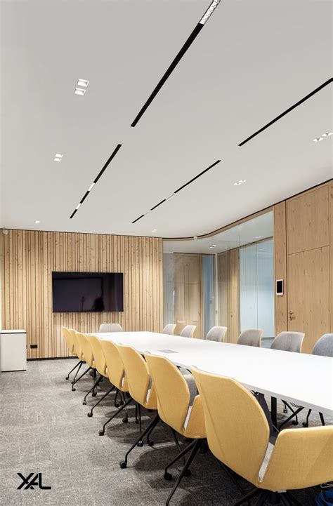 Office Minimalistic Meeting Room Lighting Design Move It By Xal