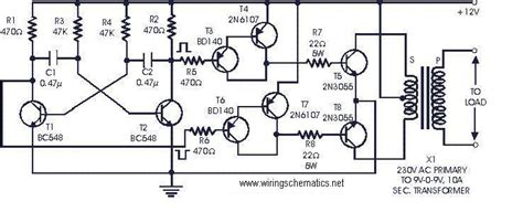 12v Dc To 220v Ac Inverter Circuit Diagram Wiring Diagrams Nea